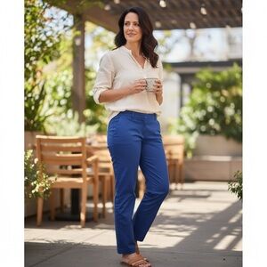 Lands End Blue Pants Size 10
